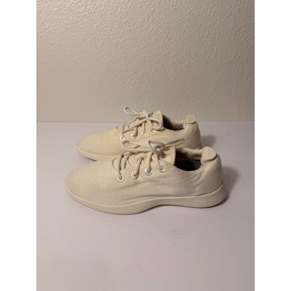 Allbirds Wool Runner Natural White Merino Sneakers Men’s Size 12 - Picture 4 of 7